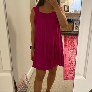 Free people intimately silky pink mini dress